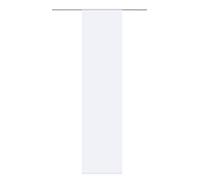 Home Fashion Panneau Panneau uni Voile Polyester Blanc 245 x 60 cm