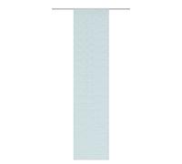 Home Fashion Rideau Coulissant, Aspect Naturel, Effet Paysage, Polyester, Turquoise, 245 x 60 cm