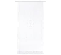 Home fashion Rideau de porte en lin brodé, tissu, blanc, 180 x 90 cm