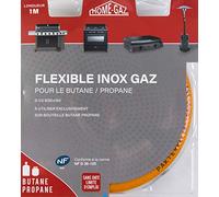 Home Gaz Flexible inox butane/propane 1 m sans date de péremption
