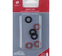 Home Gaz Lot de 6 Joints gaz butane/propane 3 Rouge/3 Noir, Clair