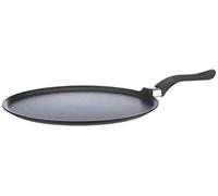 Home Granchef Crêpière Antiadhérente avec Manche, Aluminium, Noir, 32 cm