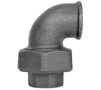 Home Invasion - Coude Union - Fonte Noire - F/F - Fileté - 3/4'' - 20x27 mm