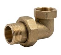 Home Invasion - Raccord Union Coude - M/F - 3/8'' - 12x17 mm - Laiton