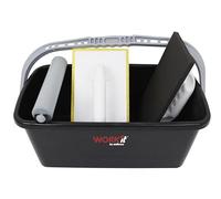 Home it® Kit de jointoiement carrelage 3 pièces - seau 12L avec rouleau, éponge avec poignée & taloche - outil pour joints de carrelage