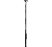 Home It Pied de Table Ronde Ø30 mm x 80 cm chromé - avec Bride et Filetage M10 pour Pieds ou Roues, Charge 150 kg