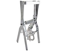 HOME It® piège à Taupes avec Ressort et Griffes - piège en métal galvanisé pour Jardin - 21,5×8×10 cm - Anti-Taupes Efficace