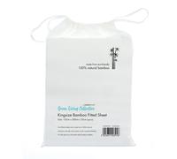 Home & Living - Drap-housse, bambou RW8226 (lit double) (Blanc)