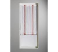 Home Maison 09557-2-AL Vitrage Motif Rayure Etamine/Polyester Multicolore 1 x 60 cm