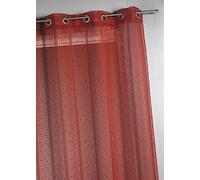 Home Maison HM6923299 Voilage Tissé/Fileté à Grande Largeur Polyester Rouge 140 x 240 cm