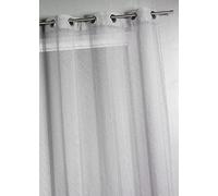 Home Maison HM6923310 Voilage Tissé/Fileté à Grande Largeur Polyester Gris 300 x 240 cm