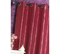 Rideau d'Ameublement - HOME MAISON - Taupe - 135 x 260cm - Taffetas Froissé - Tamisant
