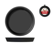 Home Maitre Moule à Tarte Anti-Adhésif, 28 cm, Anthracite