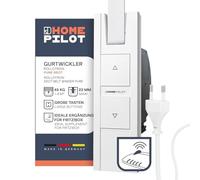 HOMEPILOT - Enrouleur de sangle RolloTron Pure DECT | Enrouleur de sangle électrique pour uneconfortable des volets roulants. Accessoires pour volets roulants Smart Home - également pour l'équipement