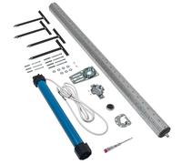 HOMEPILOT 20221005, Kit d'automatisation pour stores, Bleu, Métallique, Blanc, 20 Nm, 16 tr/min, Arbre octogonal en acier SW 60