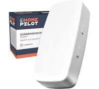 Home Pilot - Sonde d'ensoleillement connectée pour la commande de vos équipements connectés en fonction du soleil. Capteur de luminosité | Détecteur de vibration | Sans fil - 10771003