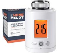 Home Pilot - Tête thermostatique connectée pour Commande de radiateurs Eau Chaude. Economie d'energie | Commande vocale | Chauffage connecté | Contrôle Via app - 13601001