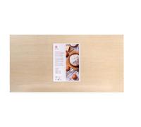 Home Planche À Pâte En Bois Multicouche 100x50x1,2h Bois Clair