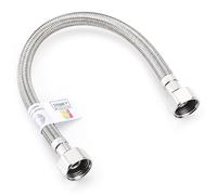 Home Range Tuyau Flexible 1/2 x 1/2 BSP (300 mm) | Homologué WRAS | Durable, Sans Fuite, Connecteur d'Eau Chaude et Froide | Robinets Salle de Bain, Cuisine, WC | 4 Longueurs Disponibles