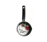 Home Salt Peper Casserole Conique avec Manche, revêtement Anti-adhésif, 14 cm, Aluminium, Gris/Anthracite