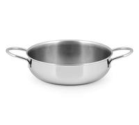 HOME Sauteuse avec 2 Poignées, Acier INOX, 22 cm