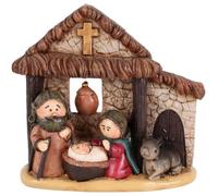 Home & Styling Petite crèche de Noël, 15 cm, Motif : Motif 1