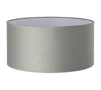Home Sweet Home Abat-jour en tissu - D.50 x H.25 cm - Gris foncé - E27 - pour lampadaire et suspension