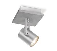 home sweet home collection D900110-19 Plafonnier LED, Métal, Béton, 1 Flammig