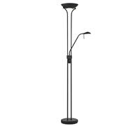 Home Sweet Home Lampadaire LED avec liseuse et éclairage indirect - Noir - 180 cm