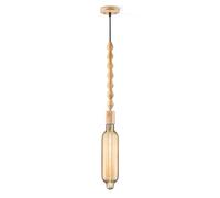 Home Sweet Home Lampe suspendue moderne Dana Tube | G78| longueur 100cm | Ambre | lampe suspendue avec lampe à LED | 5W 430lm 2700K dimmable | adaptée au salon, à la chambre
