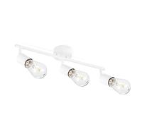 Home Sweet Home Moderne Plafonnier LED spot Mello | 45.5/11.5/16cm | Blanc | 3 lumières spot de plafond | métal | Dimmable | ampoules LED incluses | E27 | 4W | 350lm | lumière blanc chaud