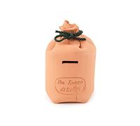 Home Tirelire Sac, Céramique Brute, 15 cm, Standard, Medium