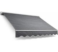 home Trends Tissu pour auvent économique Housse pour store Matériaux de substitution Diverses couleurs Dimensions 4 x 3 m Tissus pour auvent AVEC cantonnière cousue prête à l’emploi avec bordure P1024