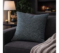 HOME WOHNIDEEN Housse de Coussin, Aspect Lin, sans Rembourrage, Couleur : Bleu, Dimensions : 40 x 40 cm, Nombre : 1