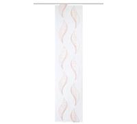HOME WOHNIDEEN Iker 84489 Rideau Coulissant Transparent avec Scherli 245 x 60 cm (Rose)