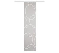 HOME WOHNIDEEN PINALO 84991 Rideau Coulissant Semi-Transparent Aspect Bambou Scherli en 2 Tailles et 2 Couleurs (245 x 60 cm, Gris)