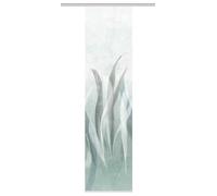 HOME WOHNIDEEN Rideau Coulissant SIRALIO Aspect Soie - Impression numérique Vagues 245 x 60 cm, avec Accessoires, Couleur : Sauge, Dimensions : 245 x 60 cm, Nombre : 1