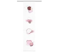 HOME WOHNIDEEN Vision S 84078 Manchas Rideau Coulissant avec Impression numérique sur Aspect Bambou Motif Abstrait Bleu Baies 260 x 60 cm