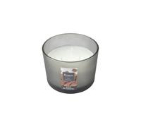 Homéa, Bougie Verrine 3 Mèches D11 x 8 cm Essentiel Parfum Bois de Santal