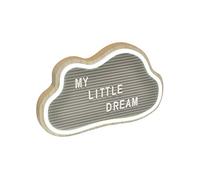 Homéa, Cadre Déco Néon à Message 29 x 2,8 x H18 cm Sweet Kids Nuage
