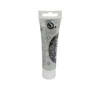 Homéa, Peinture Acrylique en Tube Effet Paillete 60Ml Argent