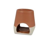 Homéa Senteurs, Brule-Parfum Céramique Ø10 x H10,5 cm Bicolore Terracotta
