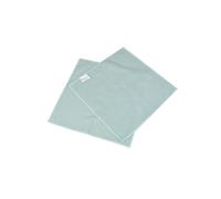 Homéa, Set de 2 Chiffons Antistatiques Spécial Meubles Microfibre 30 x 30 cm Bleu Givré