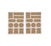 Homéa, Set de 2 Planches de 11 Stickers Craft