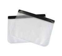 Homéa, Set de 2 Sacs Alimentaires Réutilisables Peva 1,5L Transparent