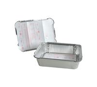 Homéa, Set de 5 Barquettes Aluminium 2L 26X19Xh6 cm