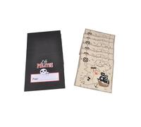 Homéa, Set de 6 Invitations avec Enveloppes Anniversaire en Papier Pirates