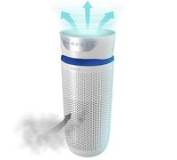 HoMedics Purificateur d’Air Filtres HEPA et Charbon Actif | Assainisseur Portable avec Mode Nuit, Élimine Allergènes, Bactéries, Fumée, Odeurs de Cuisine, d’Animaux, de Moisissures | Grandes pièces