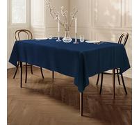 HomeDirect Nappe Polyester Facile d'entretien Rectangulaire 150 x 250 cm Uni Bleu