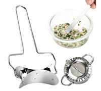 Homemade Stainless Steel Food Grade Safe Cutter | 3 Pieces Dumpling Press | Empanadas Maker Press For Soap Candle Art Crafting Party Classroom Home Baking Cake Candy Chocolate Gummy